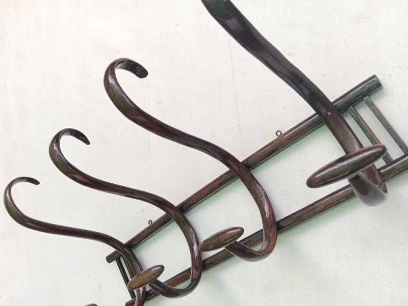 Pamono Bentwood Wall Coat Rack, 1950s> Racks, Hooks & Valets