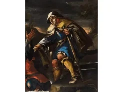 Pamono Bernhard Keil / Monsù Bernardo, Two Blind Figures Helping Each Other, Oil on Canvas, 17th Century, Framed, 1800s, Oil on Canvas><noscript><img width=