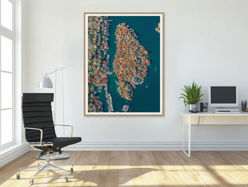 Pamono Bernhard Lang, AV_Archipelago_007 Aerial View, 2025, Print> Photography