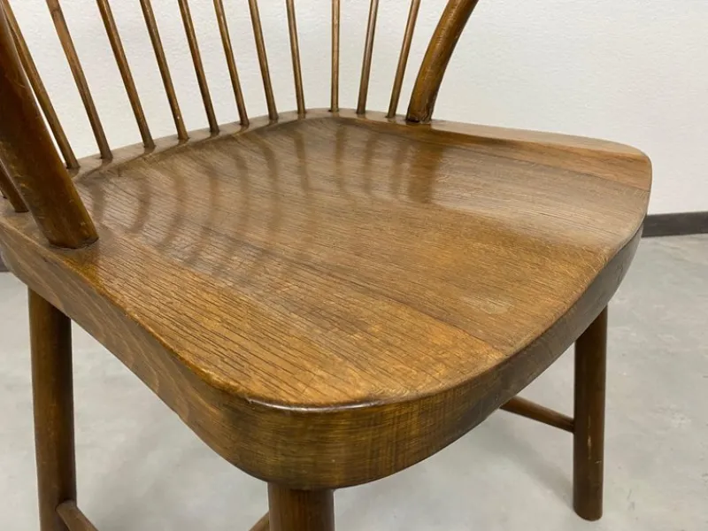 Pamono B952F Windsor Chair attributed to Adolf Loos for Thonet, 1890s> Office Chairs