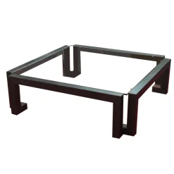 Pamono Bida Coffee Table in Black Slate by Joaquín Moll for Meddel> Tables