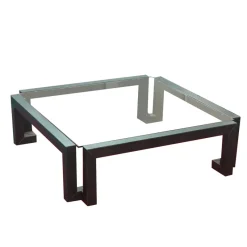 Pamono Bida Coffee Table in Black Slate by Joaquín Moll for Meddel> Tables