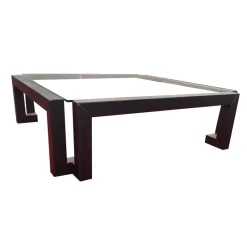 Pamono Bida Coffee Table in Black Slate by Joaquín Moll for Meddel><noscript><img width=