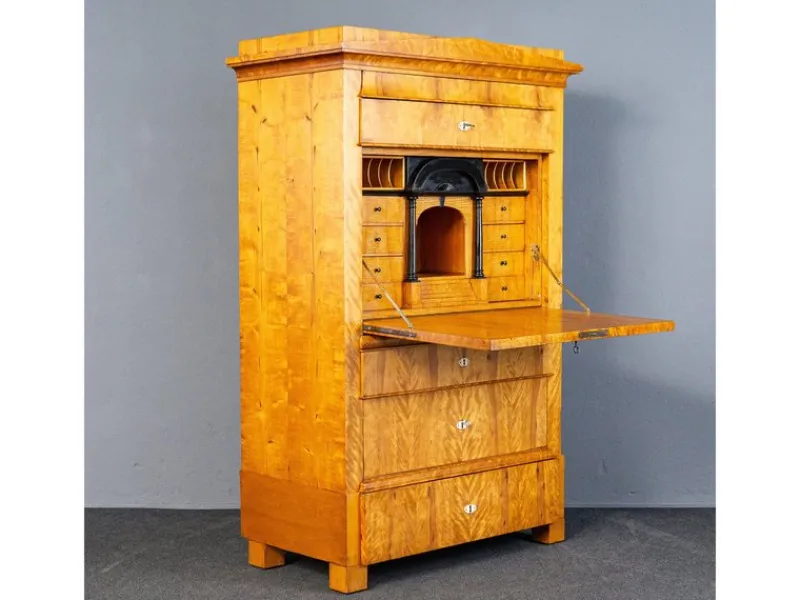 Discount Pamono Biedermeier Birch & Elm Secretary