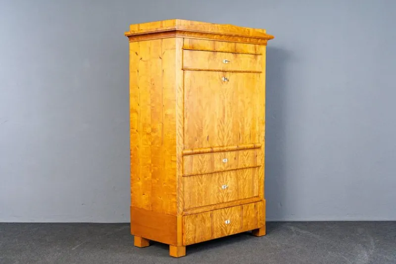Discount Pamono Biedermeier Birch & Elm Secretary