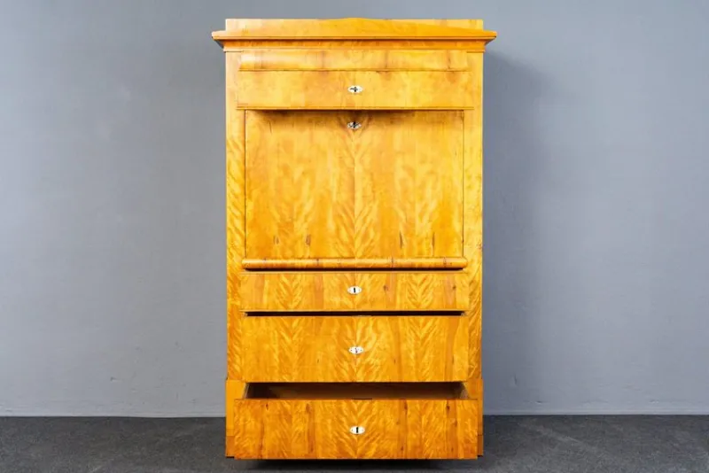 Discount Pamono Biedermeier Birch & Elm Secretary