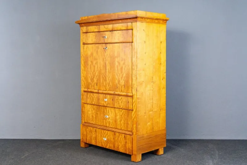 Discount Pamono Biedermeier Birch & Elm Secretary