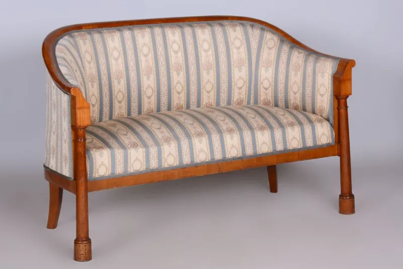Pamono Biedermeier Birch Seating Set, Vienna, Austria, 1830s, Set of 3> Living Room Sets