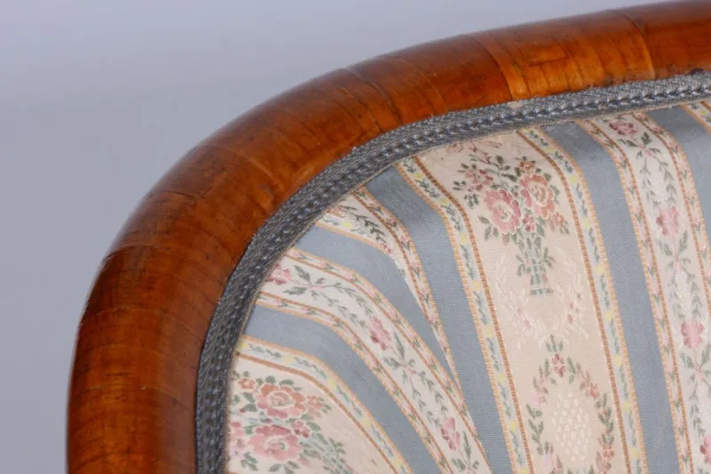 Pamono Biedermeier Birch Seating Set, Vienna, Austria, 1830s, Set of 3> Living Room Sets