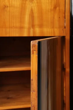 Pamono Biedermeier Cherrywood Secretary, 1830s><noscript><img width=