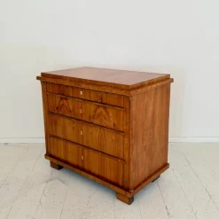 Best Pamono Biedermeier Chest of Drawers in Cherrywood with Columns, 1820s
