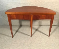 Outlet Pamono Biedermeier Demi-Lune Cherrywood Table, Germany, 1820s