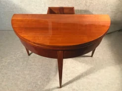 Outlet Pamono Biedermeier Demi-Lune Cherrywood Table, Germany, 1820s