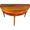 Discount Pamono Biedermeier Demi-Lune Table in Walnut, 1820s