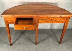 Discount Pamono Biedermeier Demi-Lune Table in Walnut, 1820s