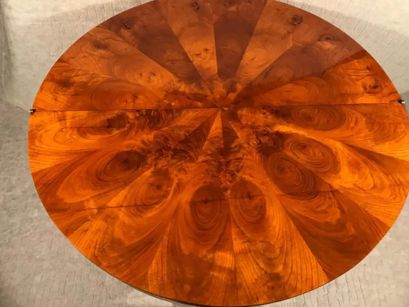 New Pamono Biedermeier Demi-Lune Table, 1810s
