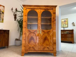 Sale Pamono Biedermeier Display Cabinet in Walnut