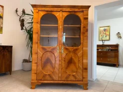 Sale Pamono Biedermeier Display Cabinet in Walnut