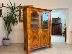 Sale Pamono Biedermeier Display Cabinet in Walnut