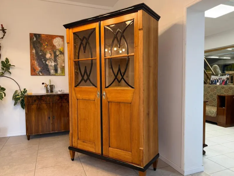 Pamono Biedermeier Display Cabinet in Oak> Cabinets & Wardrobes
