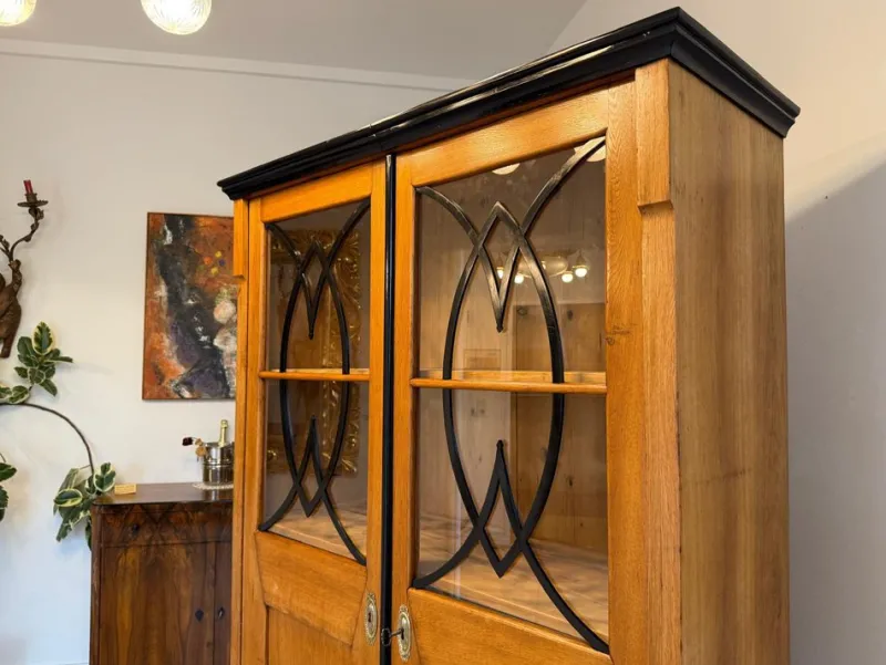 Pamono Biedermeier Display Cabinet in Oak> Cabinets & Wardrobes