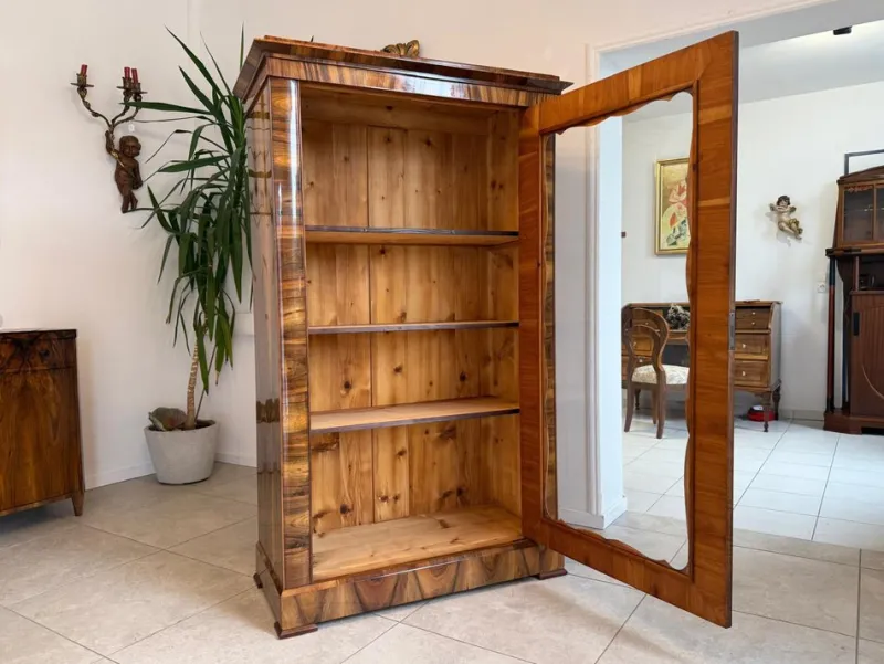 Pamono Biedermeier Display Cabinet in Glass> Cabinets & Wardrobes