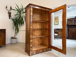 Pamono Biedermeier Display Cabinet in Glass><noscript><img width=