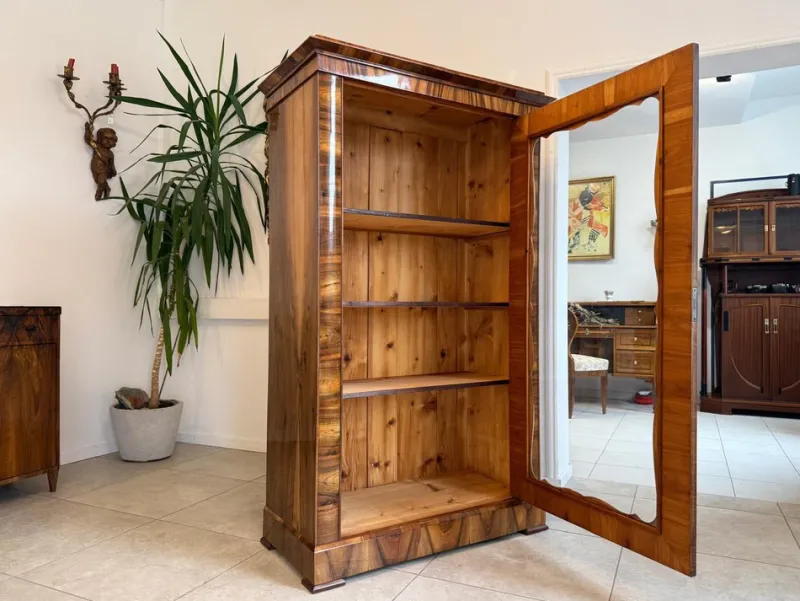 Pamono Biedermeier Display Cabinet in Glass> Cabinets & Wardrobes