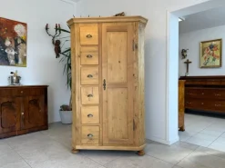 Pamono Biedermeier Famhouse Bread Cupboard> Cabinets & Wardrobes