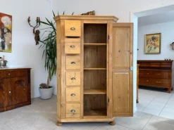 Pamono Biedermeier Famhouse Bread Cupboard><noscript><img width=