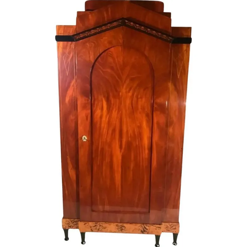 Pamono Biedermeier One-Door Wardrobe, Berlin, Germany, 1810s> Cabinets & Wardrobes