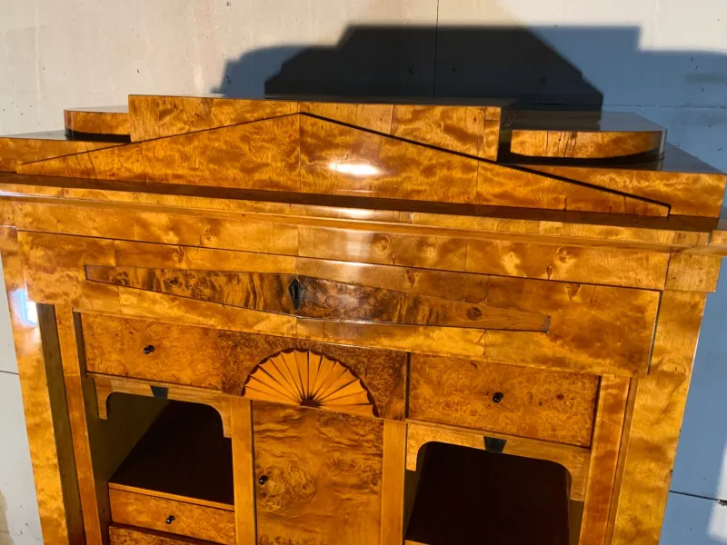 Pamono Biedermeier Secretaire in Birch, 1820> Secretaires