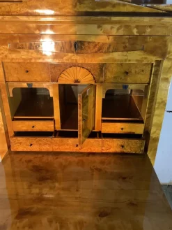 Pamono Biedermeier Secretaire in Birch, 1820><noscript><img width=