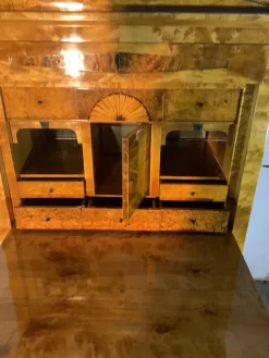 Pamono Biedermeier Secretaire in Birch, 1820><noscript><img width=