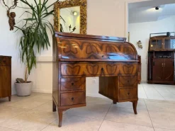 New Pamono Biedermeier Secretaire in Walnut