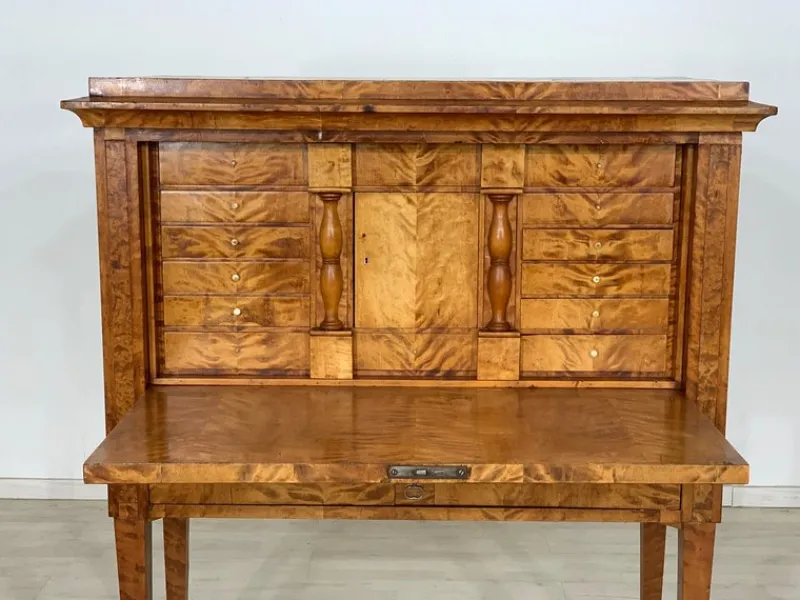 Pamono Biedermeier Secretary Cabinet, 1830s> Secretaires