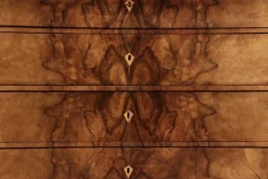 Pamono Biedermeier Secretary Chest in Walnut, 1830s><noscript><img width=