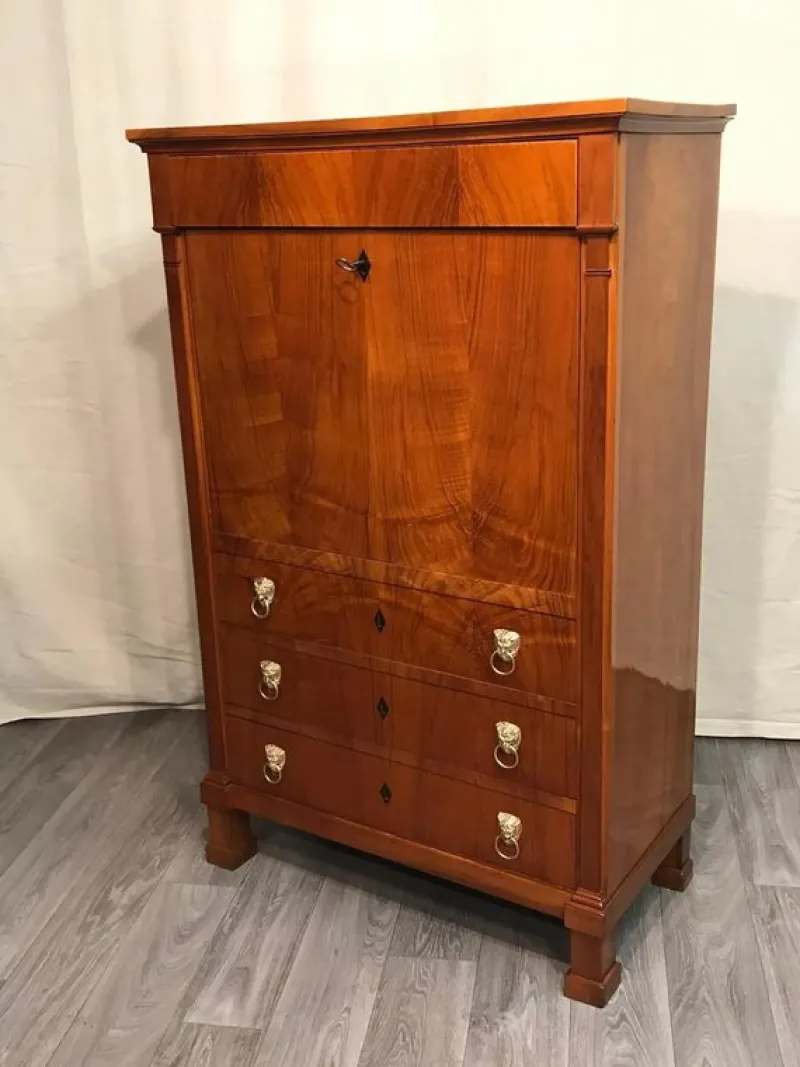 Pamono Biedermeier Secretary Desk, 1820s> Secretaires