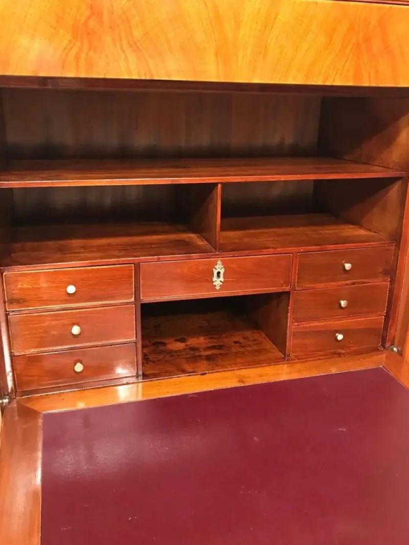 Pamono Biedermeier Secretary Desk, 1820s> Secretaires