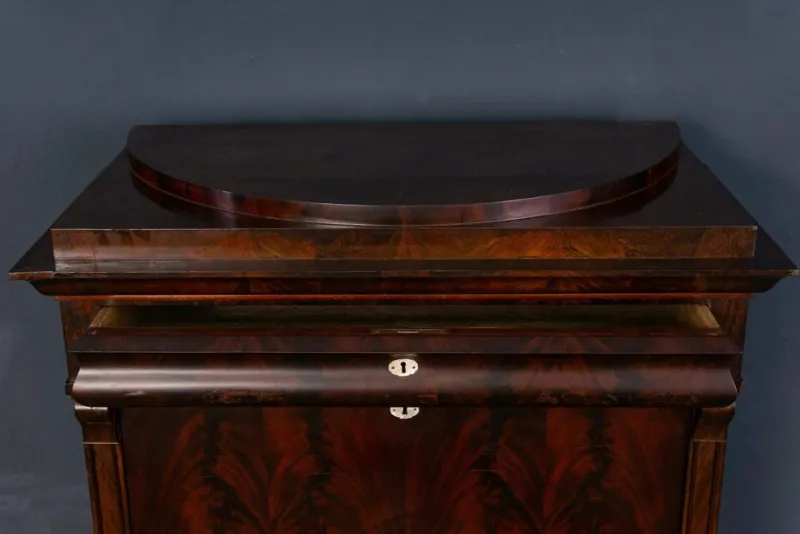 Pamono Biedermeier Secretary in Mahogany> Secretaires