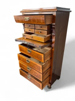 Pamono Biedermeier Style Secretaire in Mahogany> Secretaires