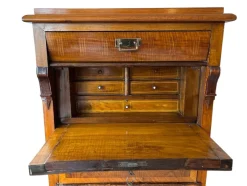 Pamono Biedermeier Style Secretaire in Mahogany><noscript><img width=