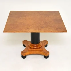 Pamono Biedermeier Swedish Birch & Ebony Coffee Table, 1840s> Coffee & Side Tables