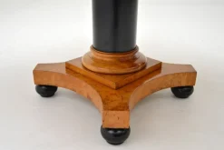 Pamono Biedermeier Swedish Birch & Ebony Coffee Table, 1840s><noscript><img width=
