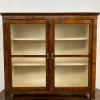 Outlet Pamono Biedermeier Walnut Display Cabinet