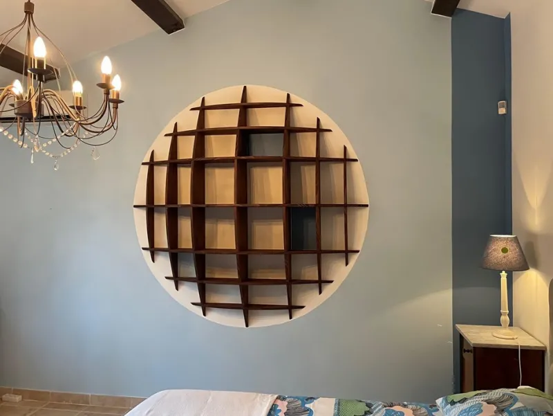 Online Pamono Big Round Pine Shelves by David Renault