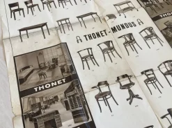 Best Pamono Big Vintage Thonet Furniture Poster, 1920s