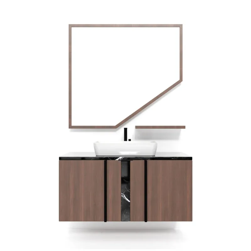 Pamono Bishop SW 160 Cabinet and Mirror by Estro Collezioni, Set of 2