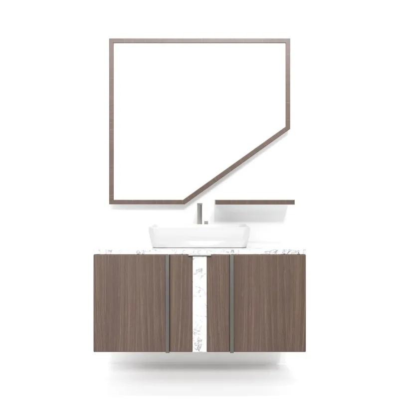 Pamono Bishop SW 160 Cabinet and Mirror by Estro Collezioni, Set of 2