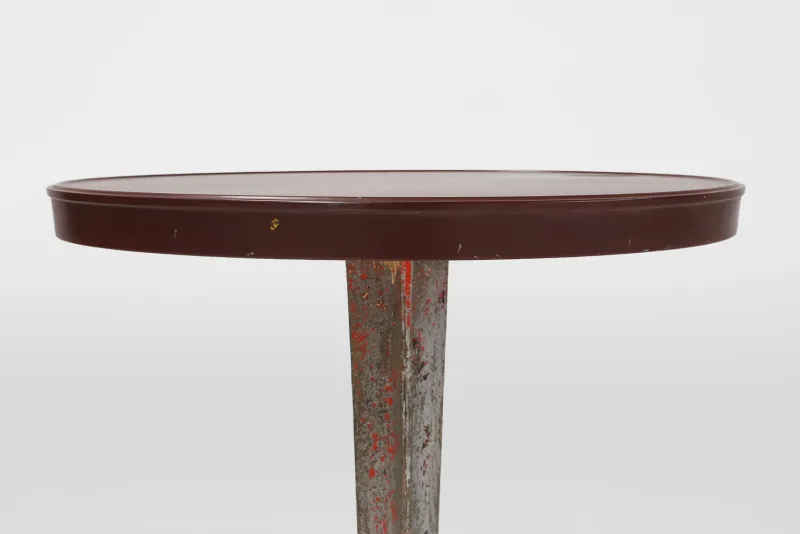 Pamono Bistro Table with Bakelite Top by Louis Vuitton for Rex, France, 1930s> Garden Tables